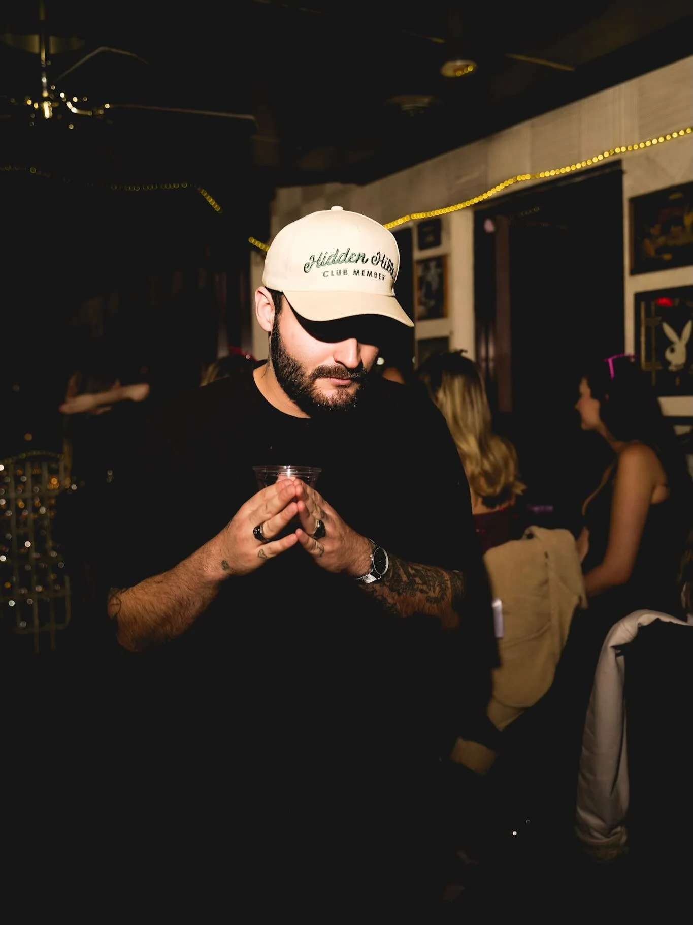Patrick at a nightlife event, first photograph in his carousel